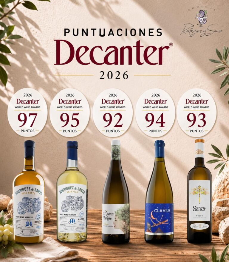 Puntuaciones Decanter 2026 de Rodríguez y Sanzo