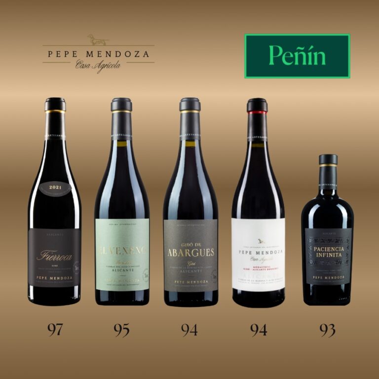 Puntuaciones Guía Peñín 2026 de Pepe Mendoza Casa Agrícola